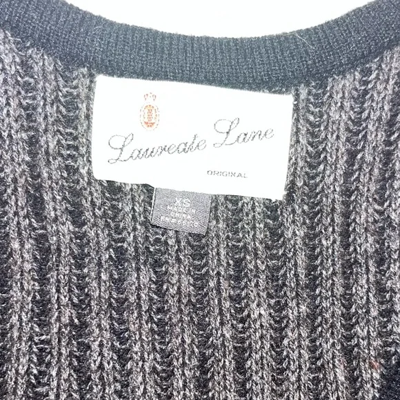 Anthropologie Laureate Lane Wool & Angora Sweater Vest / Tank Longline - Picture 9 of 11